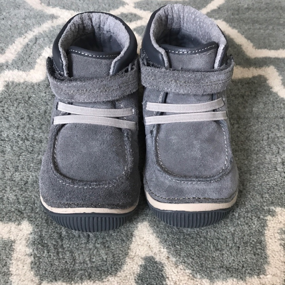 Brand New Stride Rite Chilton Grey Boot- 7 1/2W